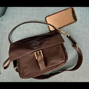 Tory Burch Tilda Nylon Crossbody Bag  in Navy
